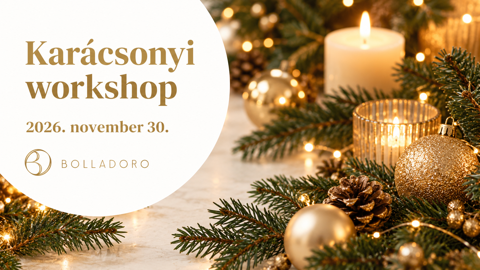 Karácsonyi workshop 2026. november 30.